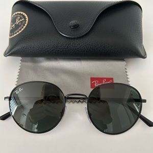 Ray-ban Sunglasses - Round Metal in black